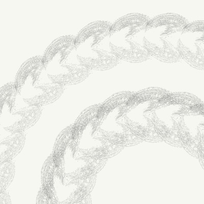 Detail showing individual strokes