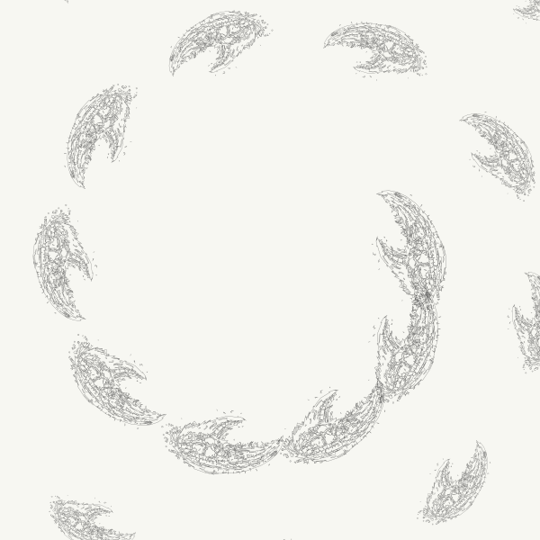 Detail showing three-color sampling